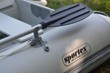 Sportex Nafukovací Čluny SHELF 200F Lamelová Podlaha s Úchyty FASTEN Zelený 1x Lavička (11)