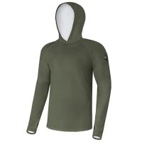 Giants Fishing Funkční Tričko S Dlouhým Rukávem UV50+ Hoodie Dark Green