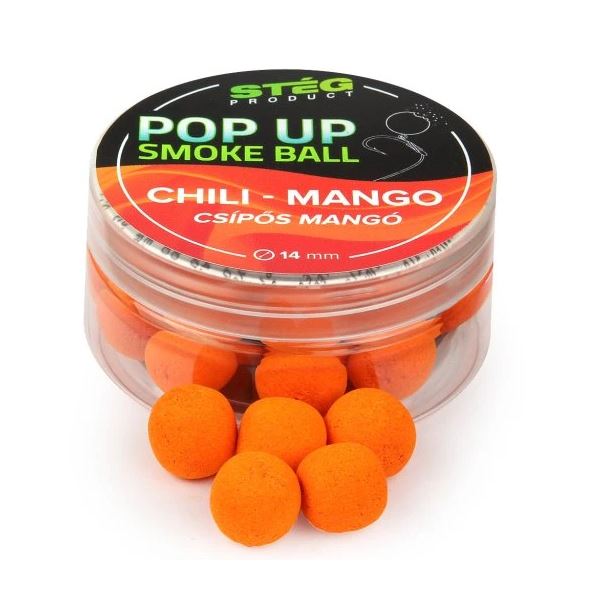 Stég Plovoucí Boilie Pop Up Smoke Ball 25 g 14 mm