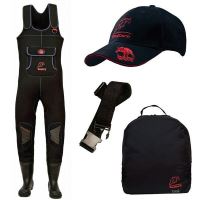 Behr Kaprařské neoprenové prsačky RED CARP (1)