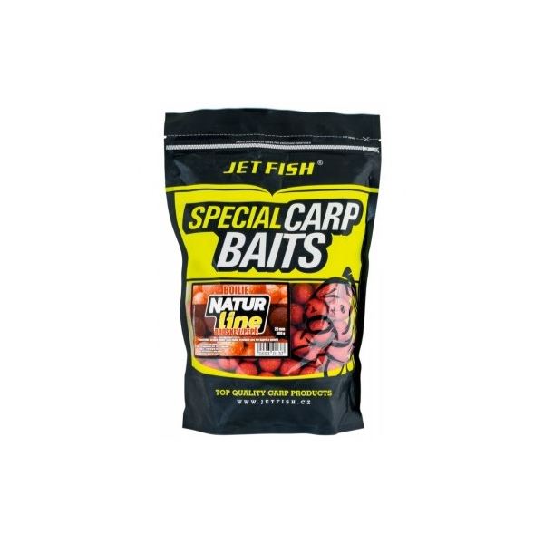Jet Fish Boilie Natur Line Broskev Pepř 800 g 20 mm