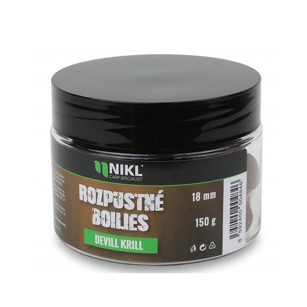 Nikl Rozpustné Boilies Devill Krill 150 g