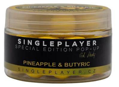 Levně Singleplayer plovoucí boilie special edition pop-up pineapple & butyric 50 g - 12 mm