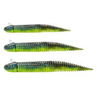 Savage Gear Gumová Nástraha Ned Dragon Tail Slug Chartreuse Pumpkin 5 ks (2)