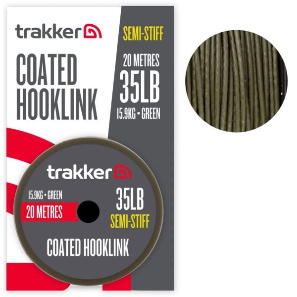 Trakker Návazcová Šňůra Semi Stiff Coated Hooklink 20 m