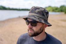 Avid Carp Klobouk Distortion Dark-Camo Bucket Hat (4)