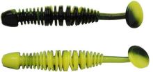 Berkley Gumová Nástraha PowerBait Power Leech Black Sunshine Yellow - 5 cm 12 ks