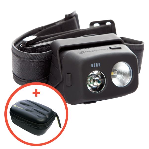 RidgeMonkey Čelovka VRH300 USB + pouzdro zdarma