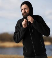 Geoff Anderson Mikina s Kapucí Teddy Černá (2)