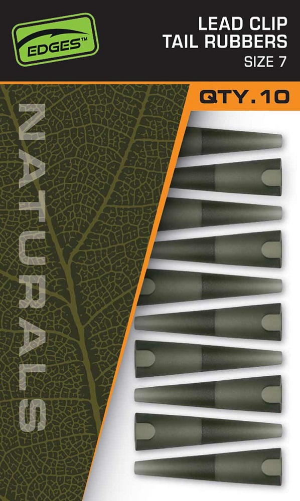 Fox převleky naturals lead clips tail rubbers size 7
