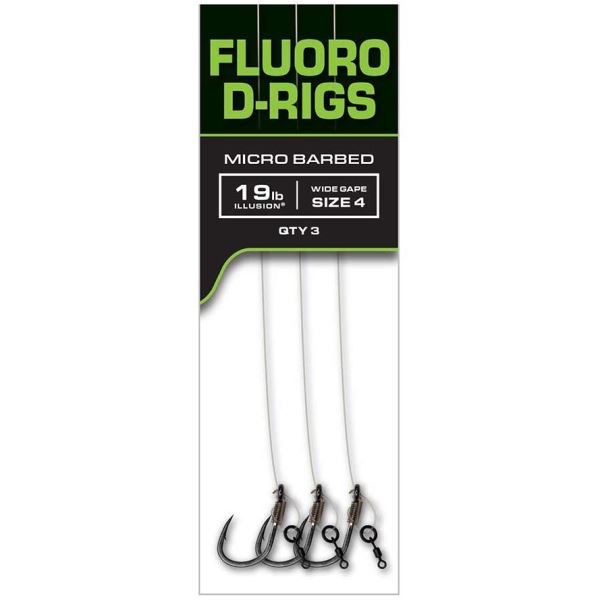 Fox Návazce Carp Ready Rigs Fluoro D-Rig 3 ks