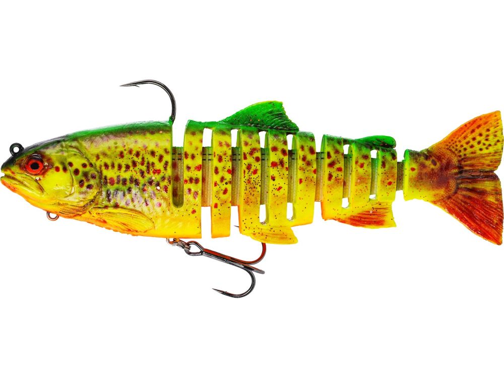 Westin gumová nástraha tommy the trout multi jointed r2f firetiger trout - 16 cm 52 g