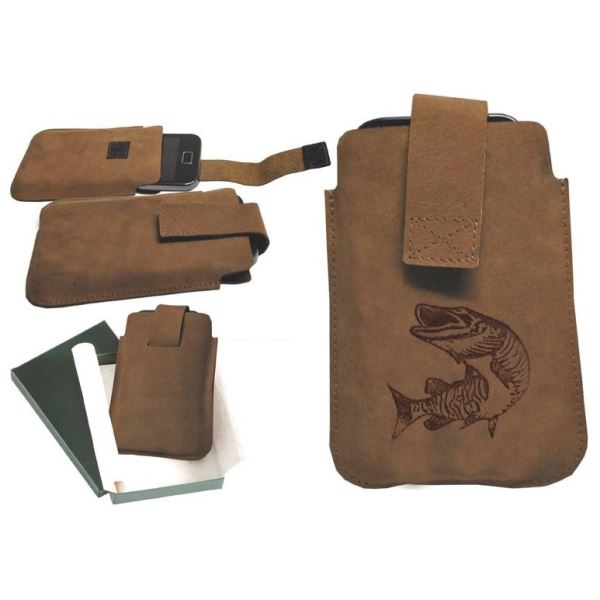 Kožené Pouzdro Na Mobil 601 - Motiv ŠTIKA