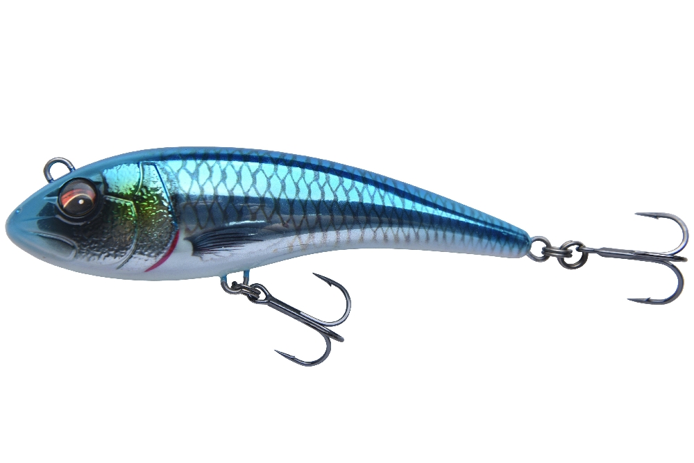 Savage gear wobler low glider jerk slow sinking blue chrome - 17 cm 112 g