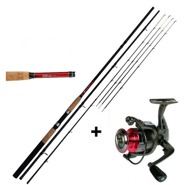 Giants Fishing Prut CLX Feeder TR Medium 3,6 m 90 g + Naviják