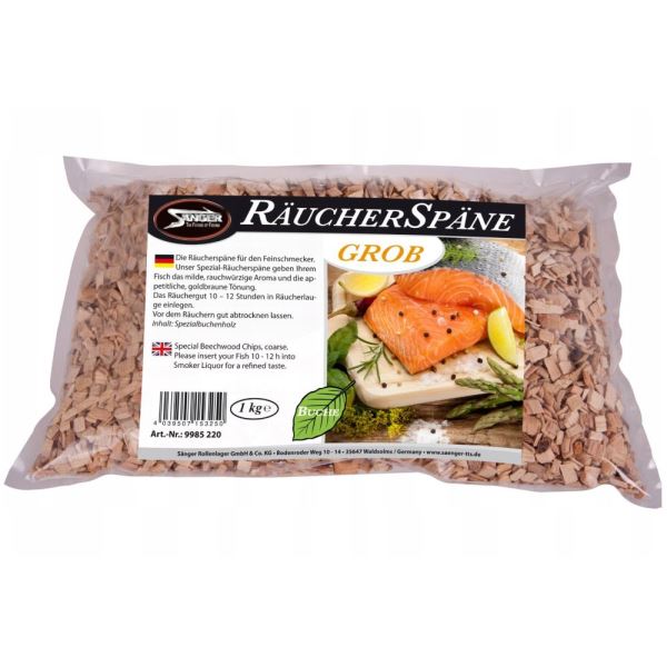Saenger Bukové Piliny Na Uzení Räuchermehl Velmi Hrubé 1 kg