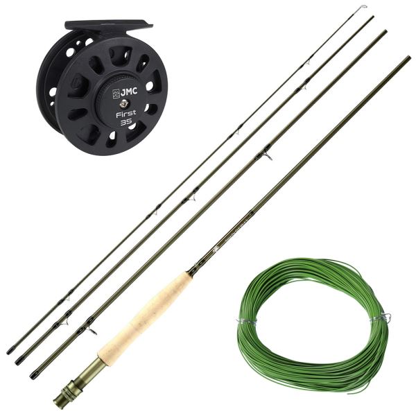 Giants Fishing Prut Trout Fly CLX 2,55 m #4 + Naviják First 3/5 + Šňůra WF4