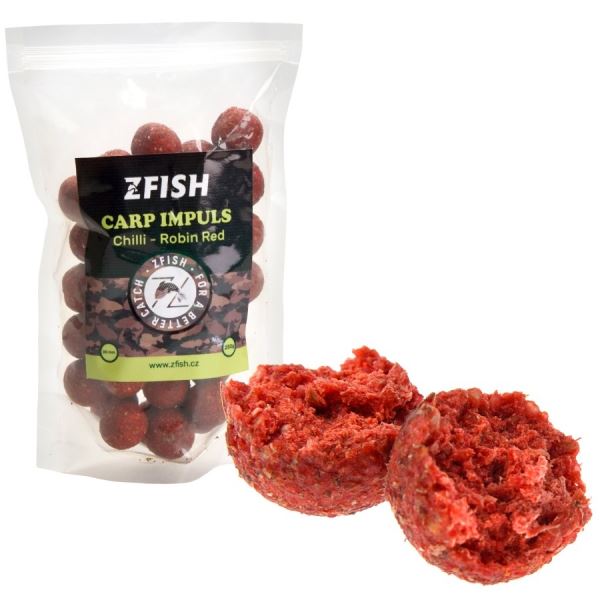 Zfish Boilie Carp Impuls Chilli Robin Red