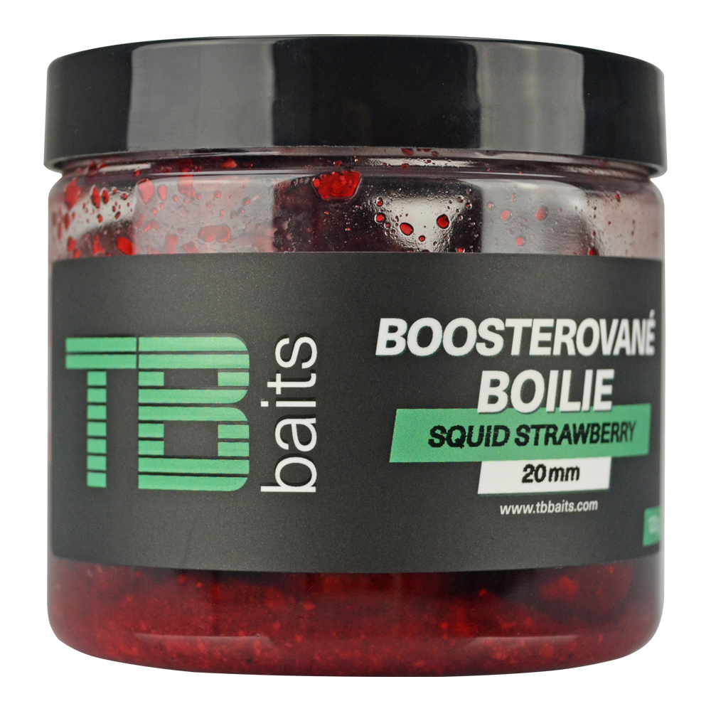 Levně Tb baits boosterované boilie squid strawberry 120 g - 16 mm