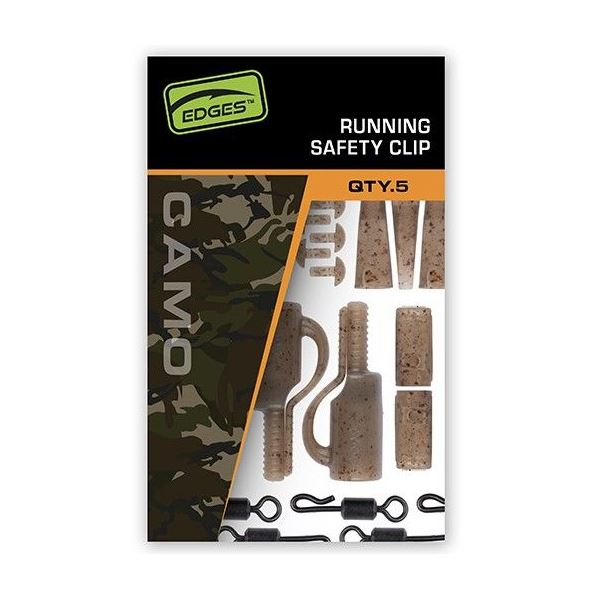 Fox Závěsky Edges Camo Running Safety Clip Kit 5 ks