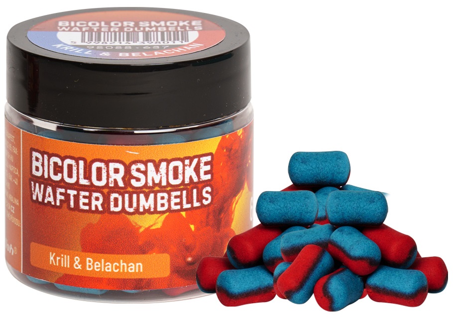 Levně Benzar mix bicolor smoke wafters dumbells 12x8 mm 60 ml - krill-belachan