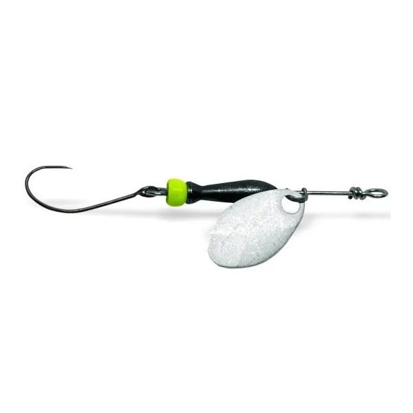 JigovkyCZ Třpytka Classic Barbless Silver (Black/Chartreuse Body)