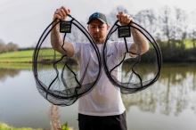 Preston Innovations Podběráková Hlava Carbon Free Flow Landing Net (8)