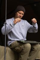Korda Tričko s Dlouhým Rukávem Patch Crewneck Heather Grey (5)