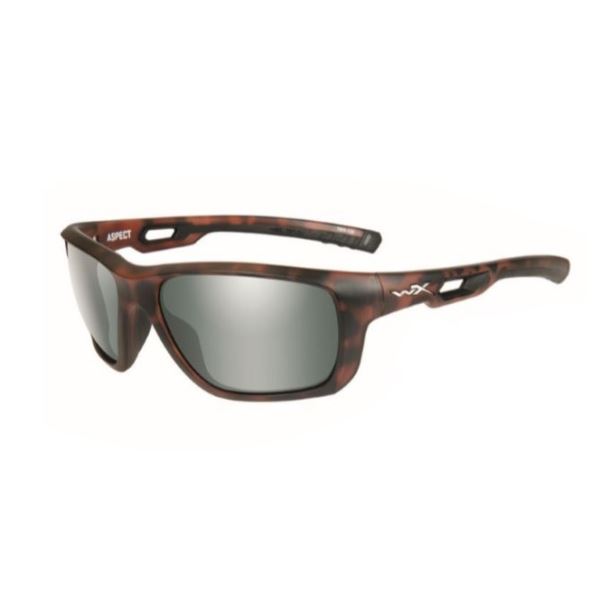 Wiley X Polarizační Brýle Aspect Polarized Platinum Flash Smoke Green