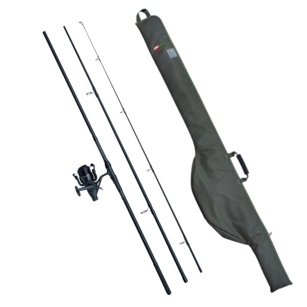 JRC Prut Defender 12 ft 3 lb 3-díl Combo + Naviják CR10000 FS + Obal Na Prut