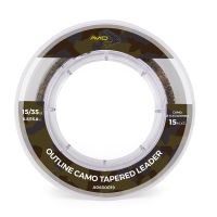 Avid Carp Šokový Vlasec Outline Camo Tapered Leaders (2)