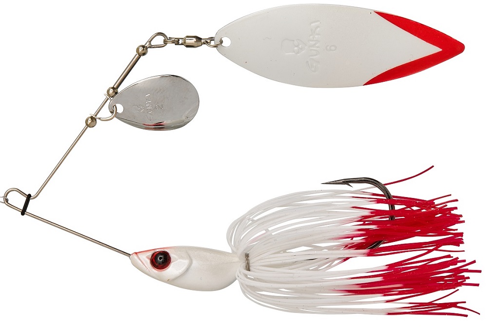 Gunki třpytka spinnerbait spinnaker red head - 21 g