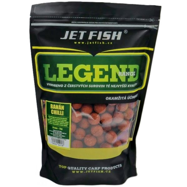 Jet Fish Boilie Legend Range Banán Chilli