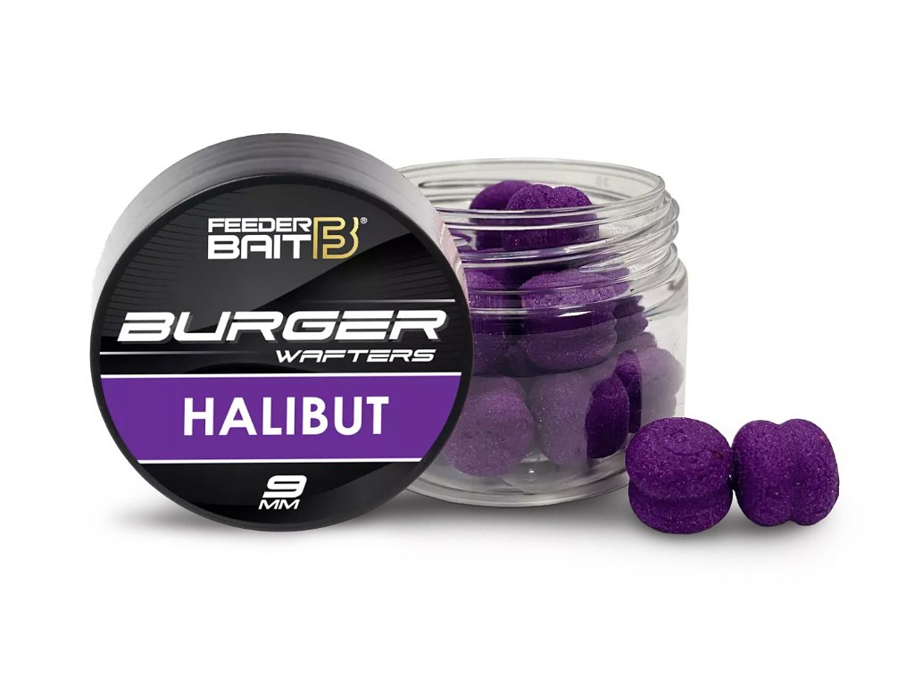 Levně Feederbait burger wafters 9 mm - halibut