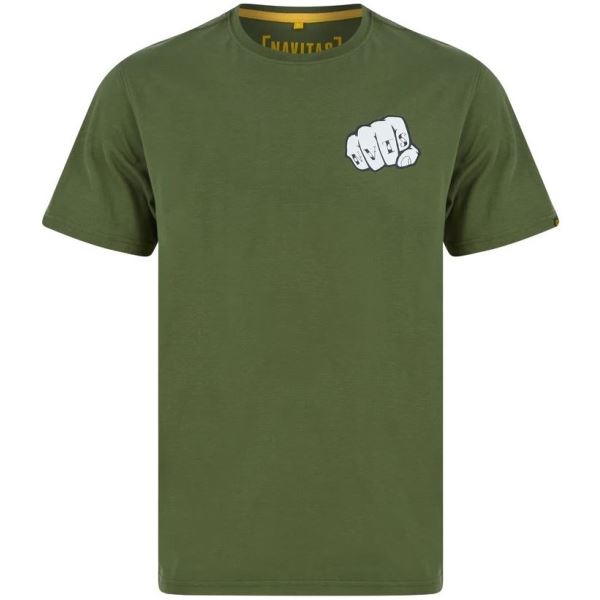 Navitas Tričko Knuckles Tee Green