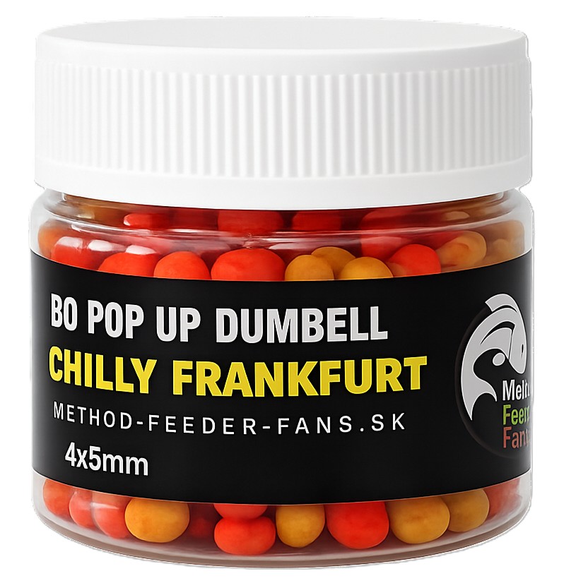 Levně Method feeder fans micro dumbell method feeder fans 4x5 mm 25 ml - chilly frankfurt