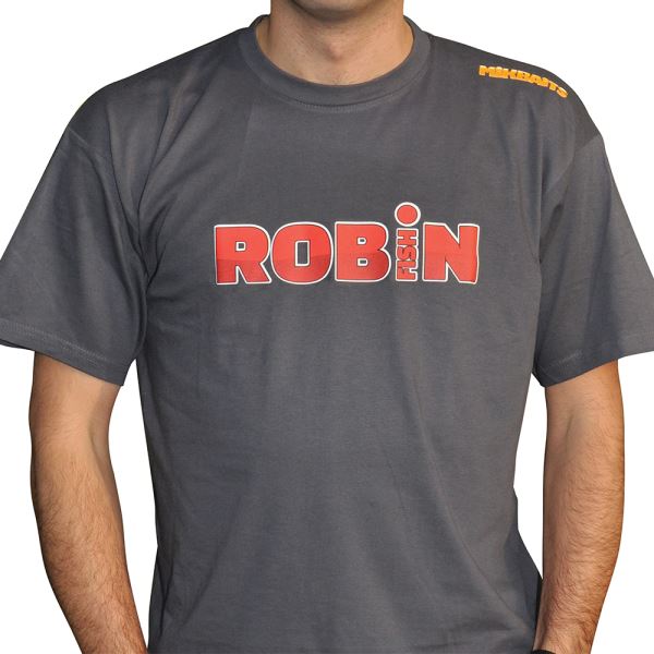 Mikbaits Pánské tričko Robinfish - šedé