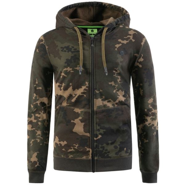 Korda Mikina Zip Hoodie Dark Kamo