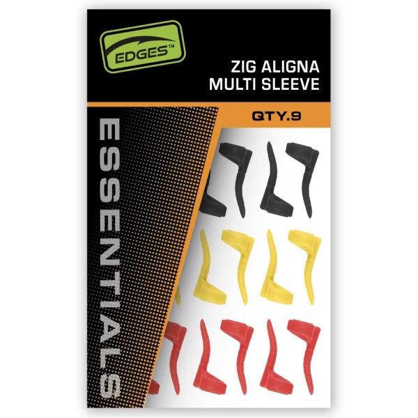Fox Rovnátka Edges Essentrials Zig Aligna Multi Sleeve Kit (3 žlutá, 3 červená a 3 černá)
