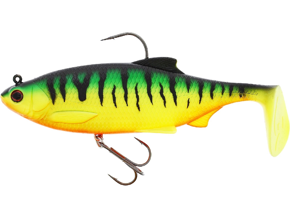Westin gumová nástraha ricky the roach shadtail r2f firetiger - 14 cm 57 g