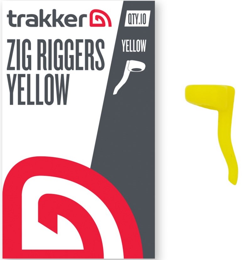 Levně Trakker rovnátka zig riggers 10 ks - yellow