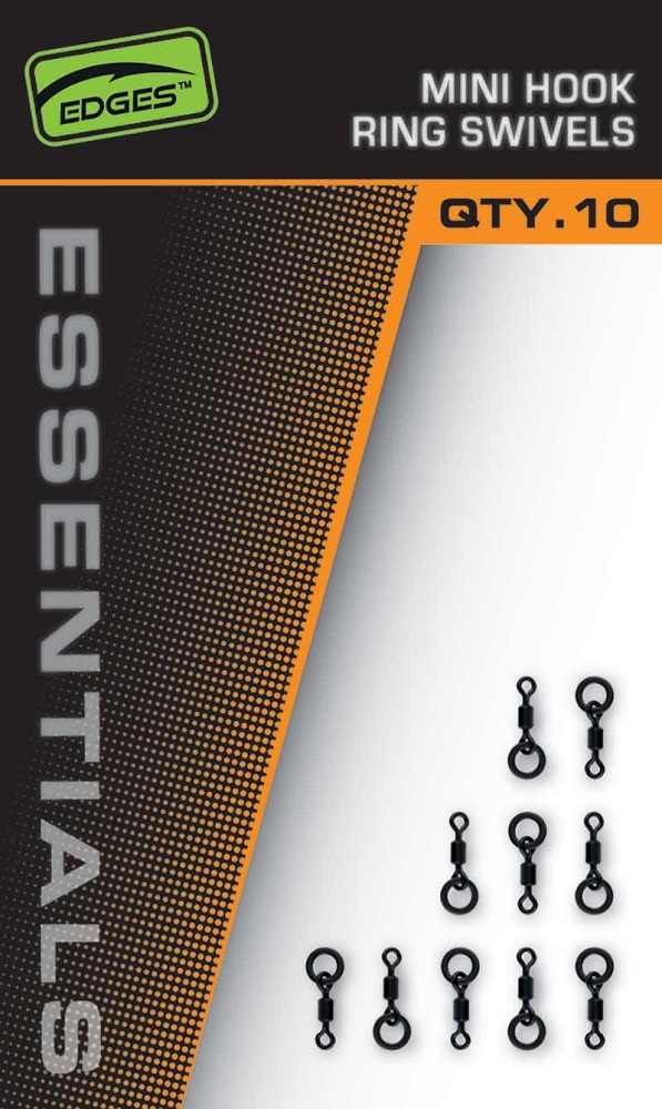 Fox obratlíky edges essentials mini hook ring swivels