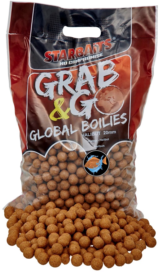 Starbaits boilies g&g global halibut - 5 kg 14 mm