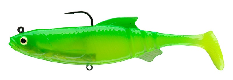 Levně Daiwa gumová nástraha prorex lazy roach ghost lime chart rd - 12 cm 29 g