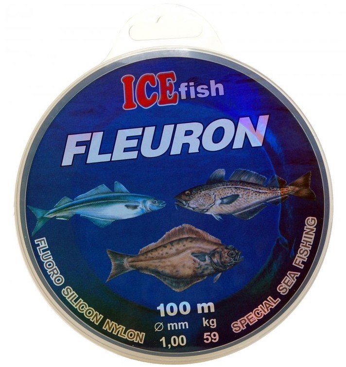 Ice fish návazcový vlasec fleuron 100 m - 0,40 mm 13 kg