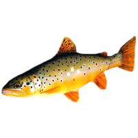 Gaby Plyšová Ryba Pstruh Obecný Potoční 62 cm Gaby Plyšová Ryba Pstruh Obecný Potoční 62 cm