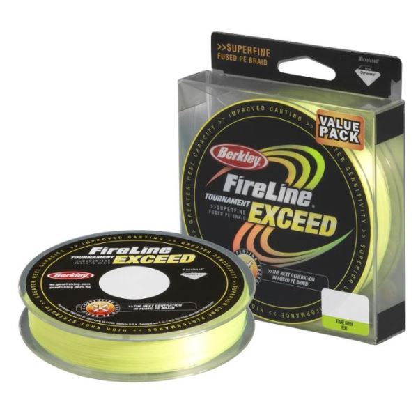 Berkley Splétaná šňůra Fireline Exceed 270 m Fluo Zelená