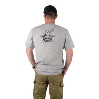 Black Cat Tričko Grey Marl T-Shirt (1)