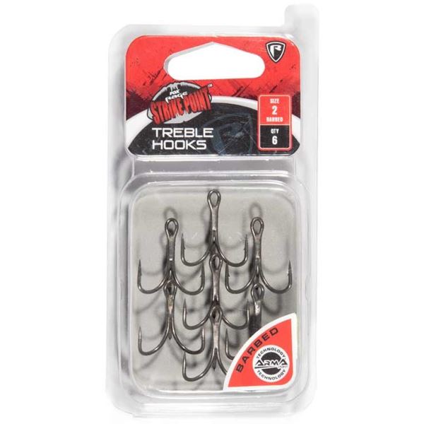 Fox Rage Trojháčky Strike Point Treble hooks