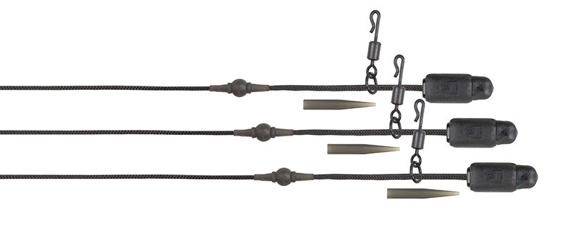 Fox montáž edges leadcore heli-clip rigs naturals 3 ks 50 lb